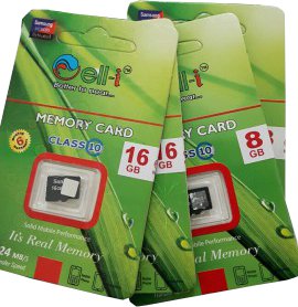 Cell-i Micro SD Memory Card 16GB Data Storage Capacity