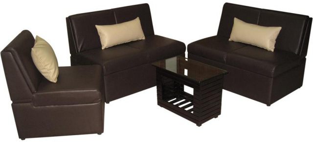 Standard Sofa Set 5 Leather Seater Quality Home Furniture