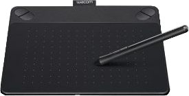 Wacom Intuos Small Black Photo Pen and Touch Tablet CTH490PK