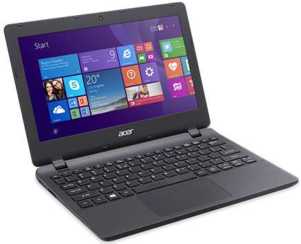 Acer Notebook PC Aspire ES1-131 11.6" 4GB RAM 500GB HDD