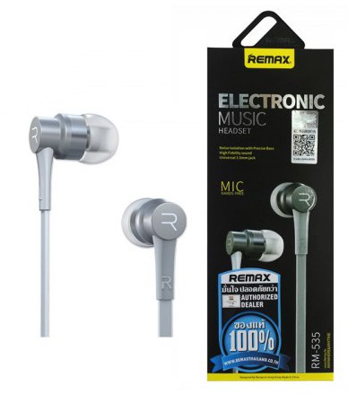 Remax Stereo Earphone RM-535 In-Ear Noise Cancelling Mic