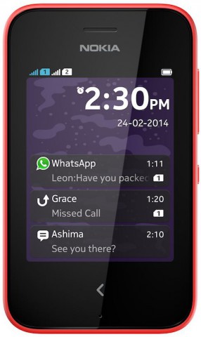 Nokia Asha 230 Smart Mobile Phone GSM 1.3MP Camera Dual SIM
