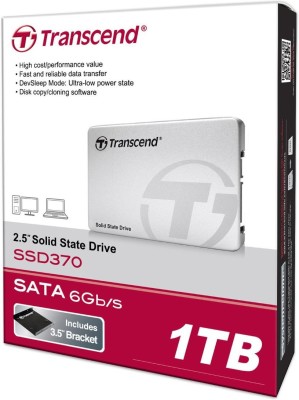 Transcend TS1TSSD370S SSD 1TB Storage 2.5 Inch SATA III