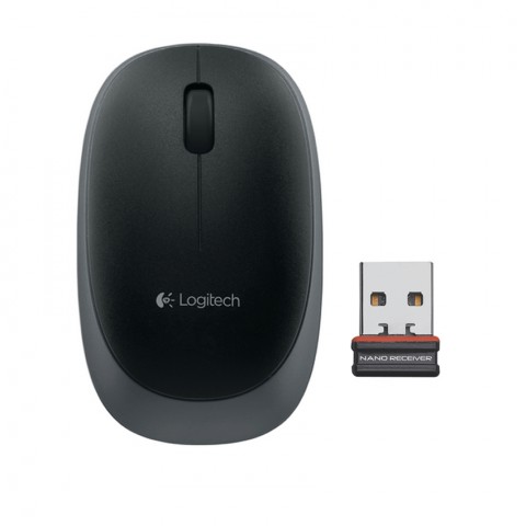 Logitech Wireless Mouse M165 Optical Tracking 3 Button USB