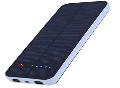 Solar Energy Power Bank 10000mAh Touch Button USB SZ-2122