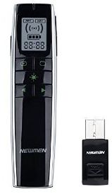 Newmen P600 Wireless Presenter Great Green LED Digital Timer