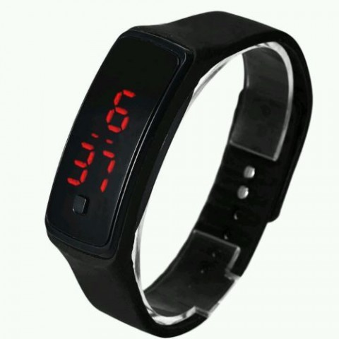 Adidas LED Digital Bracelet Watch Touchscreen Square Dial