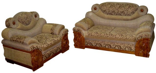 Stylish Sofa Set 5 Seater Solid Wood Furniture SL170F
