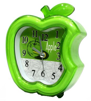 Apple Table Alarm Clock Jumping Movement Needle Display