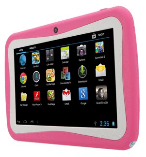 HTS Kids Tablet PC Android Lollipop 7" 4GB Wi-Fi Quad Core