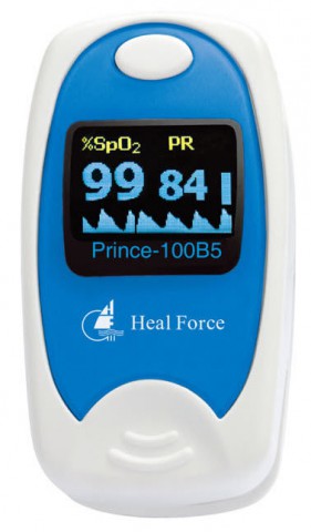 Heal Force Prince-100B5 Fingertip Oximeter 1" FSTN Display