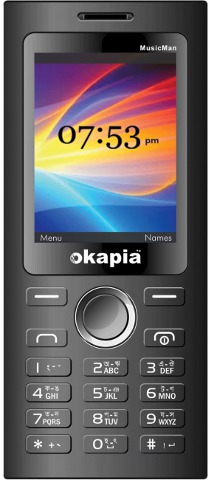 Okapia Music Man Dual SIM Slot Bluetooth FM Radio 2.4" Phone