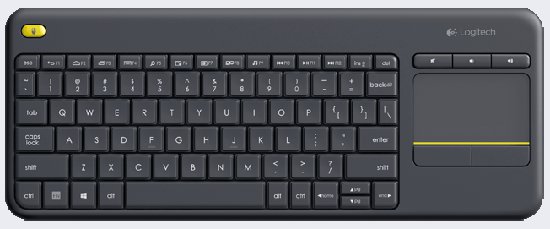 Logitech K400 Plus Wireless Keyboard with Touch Mouse