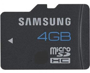Samsung 4GB 15 MB/s Read Class 4 Micro SD Memory Card