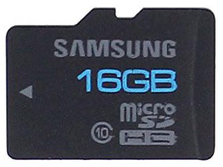Samsung 16GB Class Six 24MB/s Read MicroSDHC Memory Card