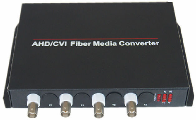 HMWS-CAT4V0D AHD/CVI 4 Channel Fiber Optic Converter
