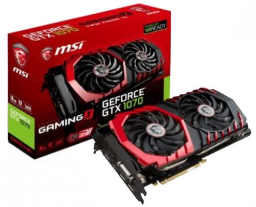 MSI GeForce GTX 1070 Gaming X 8GB Graphics Card