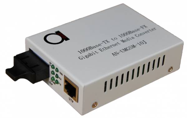 Gigabit AN-UMG 1000Base-T Ethernet Fiber Media Converter