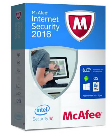 McAfee Viruses and Malware Internet Security 10 PC 1 Year