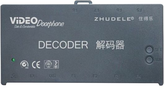 Video Door Phone Decoder Device 8 Ringtones ZDL-980H4