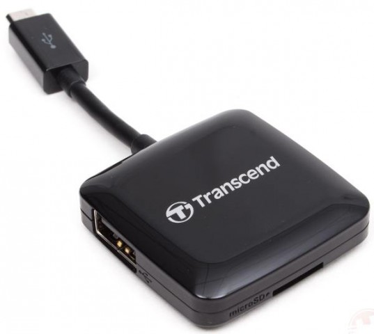 Transcend TS-RDP9K OTG Micro USB Flash Card Reader