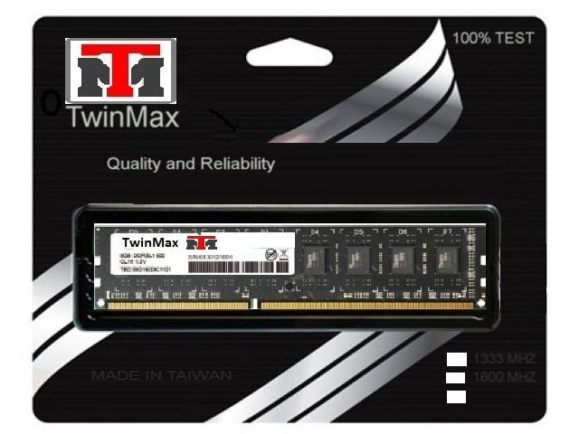 Twinmax 1GB DDR2 667/800 MHz Bus Speed Desktop RAM
