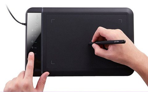 XP-Pen Star 02 Lightweight 8 x 5'' Digital Design Pen Tablet