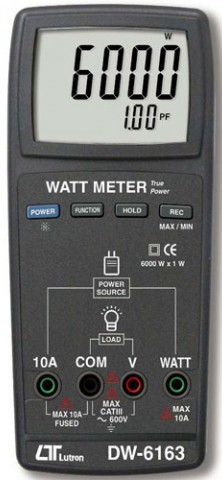 Lutron DW-6163 Digital Precision Quality Watt Meter