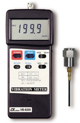 Lutron VB-8200 Separate Professional Sensor Vibration Meter