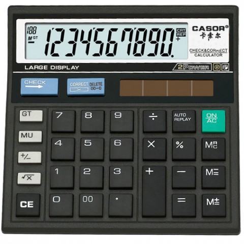 Citizen Calculator CT-512 Dual Power Mode 12 Digit Display