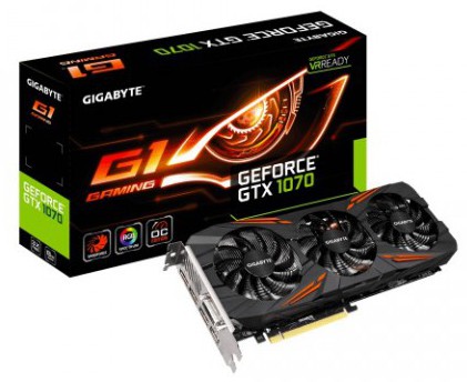 Gigabyte GeForce GTX 1070 G1 8GB Gaming Video Card