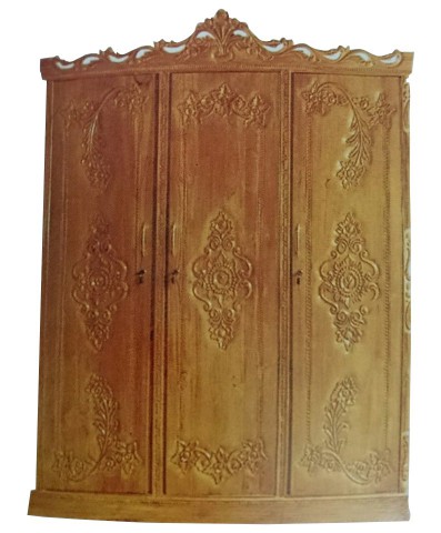 Al-Modina AMFA-2 Almirah 3 Doors Furniture Shegun Wood