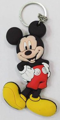 Stylish Mickey Mouse Key Ring Stainless Steel