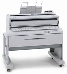 Ricoh FW780 ADF 4 CPM 600 dpi Laser Map Photocopier