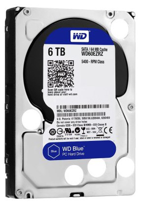 Western Digital WD60EZRZ 6TB Blue PC Desktop Hard Drive