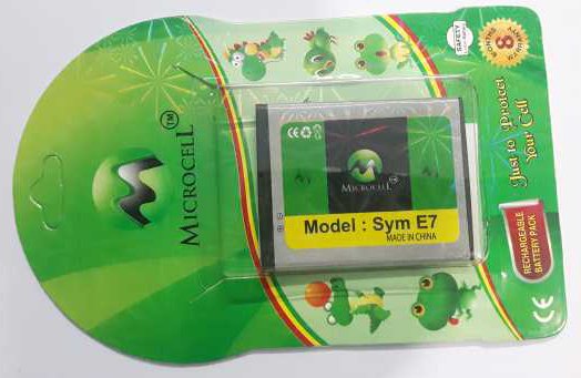 Microcell Green 2400 mAh Battery For Symphony E7
