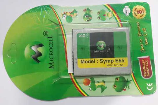 Microcell Green 2000 mAh Mobile Battery For Symphony E55