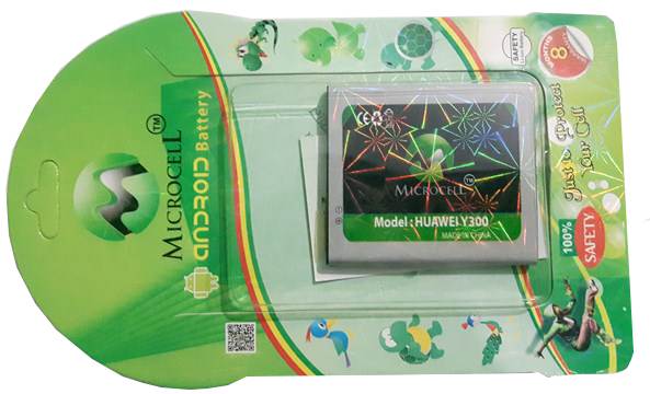 Microcell 1800 mAh Android Mobile Battery For Huawei Y300