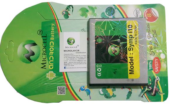 Microcell 2800 mAh Android Mobile Battery For Symphony i10