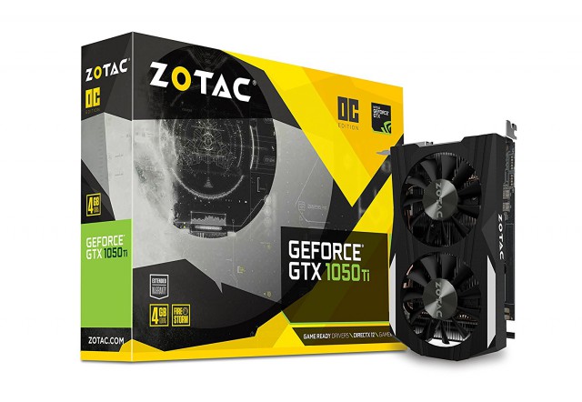 Zotac GeForce 1050 Ti OC Edition 4GB GDDR5 PC Graphics Card