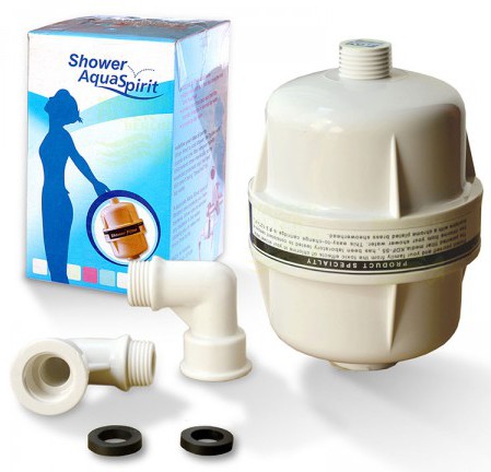 Aqua Spirit SW-P pH-Natural Water ABS Shower Filter
