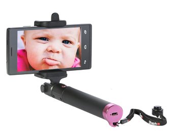 Bluetooth Selfie Stick Foldable and Portable Design