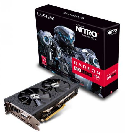 Sapphire NITRO+ Radeon RX 480 4GB Desktop Graphics Card
