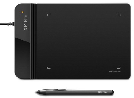 XP-Pen G430 Black OSU Battery Free Stylus Drawing Tablet