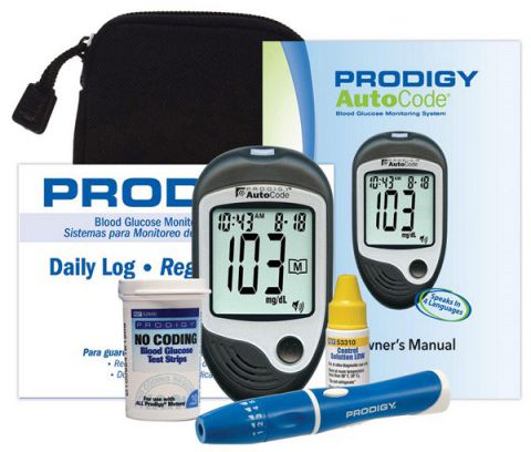 Prodigy AutoCode Talking Glucose Meter Device