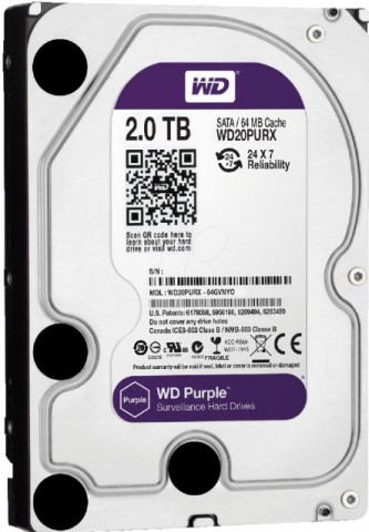 Western Digital Purple WD20PURX 2TB Hard Disk Drive