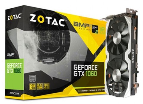 Zotac GeForce GTX 1060 DDR5 6GB Desktop Gaming Graphics Card
