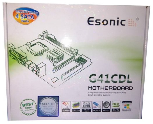 Esonic G41CDL2 VGA LGA 775 DDR3 RAM Support Motherboard