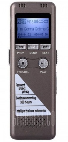 Speed Data GH-700 One Touch VAR Digital Voice Recorder