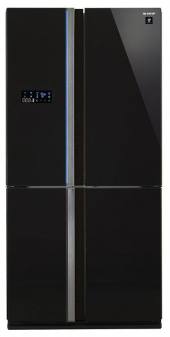 Sharp SJ-FS79V-BK Digital Touch 678L 4 Door Refrigerator